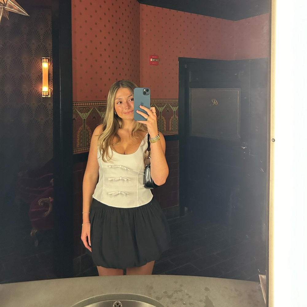 Zara Black Mini Skirt